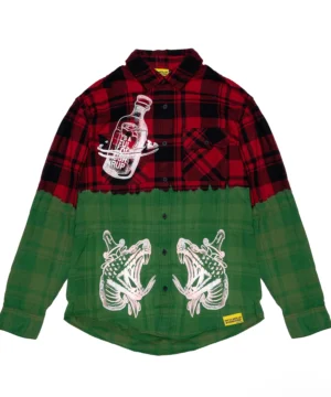 Young Thug Slime Dip Dye Flannel