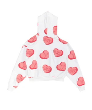 Cropped Candy Heart Hoodie